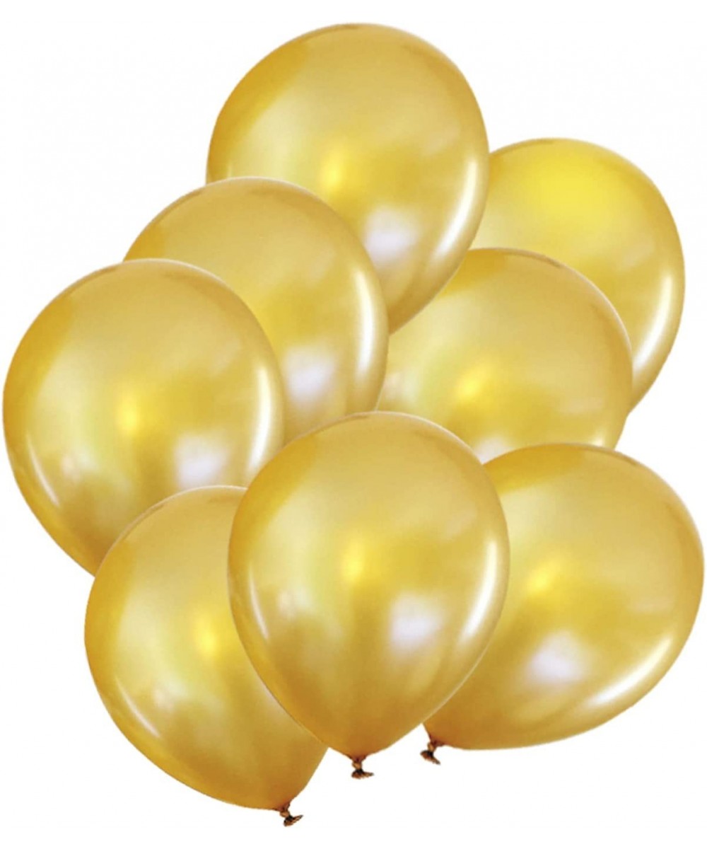 Gold Shiny Latex Balloons 12 Inch 100 Pcs Latex Party Balloons Happy Birthday Decoration Wedding Graduation Baby Shower Party...