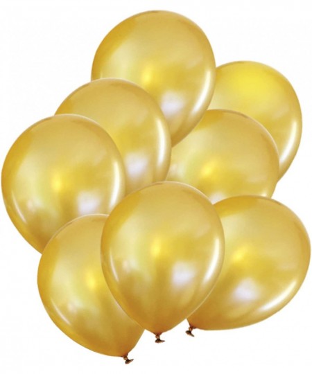 Gold Shiny Latex Balloons 12 Inch 100 Pcs Latex Party Balloons Happy Birthday Decoration Wedding Graduation Baby Shower Party...