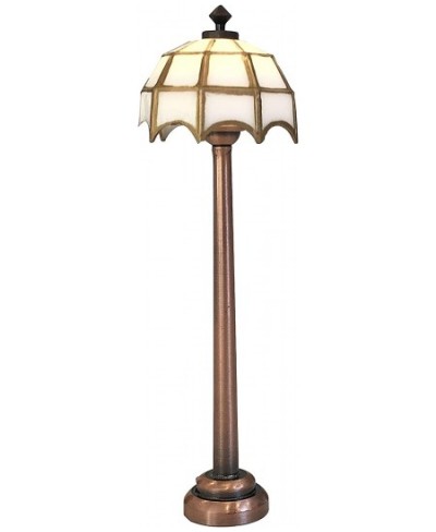 Miniature Dollhouse Floor Lamp - LED Mini Lamp for Dolls House Furniture - Functional - 1/12 Scale (Floor Lamp Dark) $48.76 -...