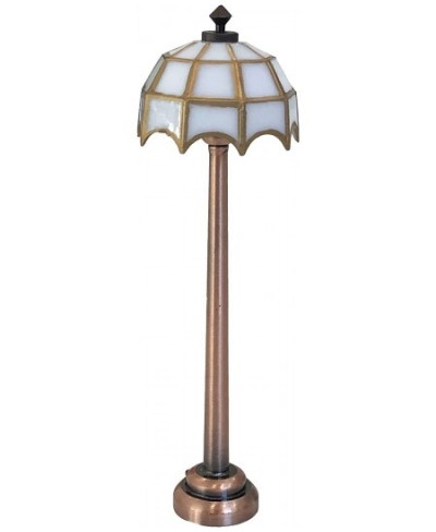 Miniature Dollhouse Floor Lamp - LED Mini Lamp for Dolls House Furniture - Functional - 1/12 Scale (Floor Lamp Dark) $48.76 -...