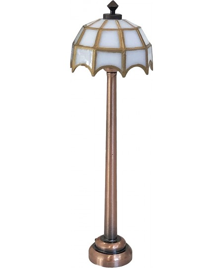 Miniature Dollhouse Floor Lamp - LED Mini Lamp for Dolls House Furniture - Functional - 1/12 Scale (Floor Lamp Dark) $48.76 -...