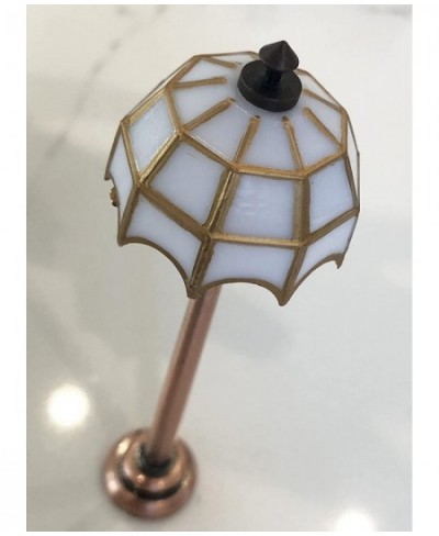 Miniature Dollhouse Floor Lamp - LED Mini Lamp for Dolls House Furniture - Functional - 1/12 Scale (Floor Lamp Dark) $48.76 -...