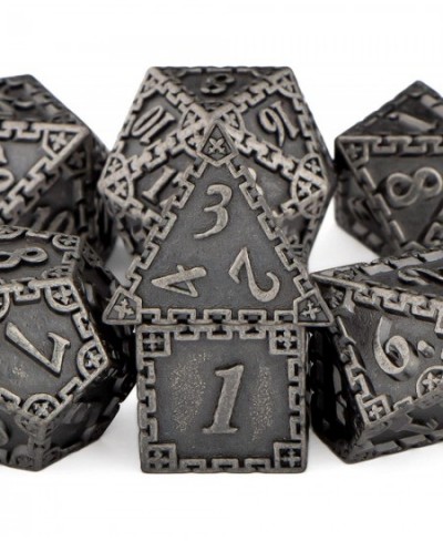 DND Metal Dice Set 6 Sided D&D Dice Set with Gift Box Custom D+D Polyhedral Dice Set Dungeons and Dragons Dice Unique RPG Rol...