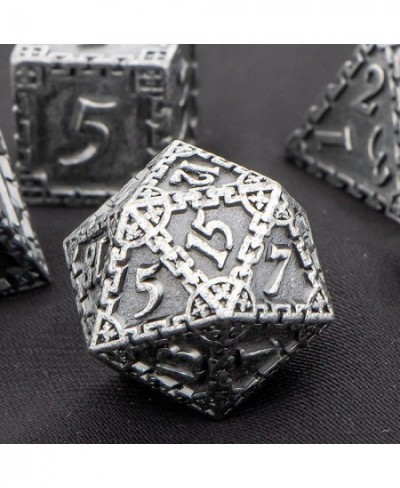 DND Metal Dice Set 6 Sided D&D Dice Set with Gift Box Custom D+D Polyhedral Dice Set Dungeons and Dragons Dice Unique RPG Rol...