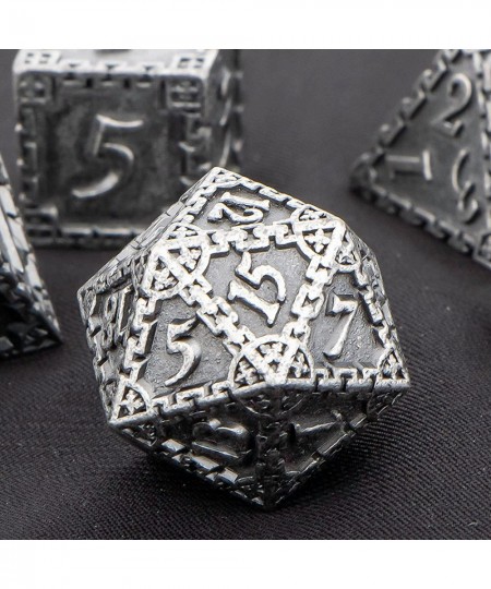 DND Metal Dice Set 6 Sided D&D Dice Set with Gift Box Custom D+D Polyhedral Dice Set Dungeons and Dragons Dice Unique RPG Rol...