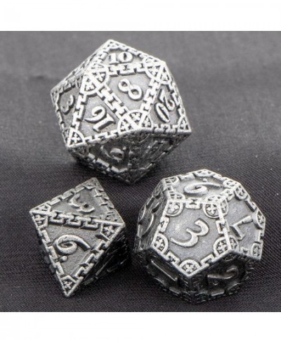 DND Metal Dice Set 6 Sided D&D Dice Set with Gift Box Custom D+D Polyhedral Dice Set Dungeons and Dragons Dice Unique RPG Rol...