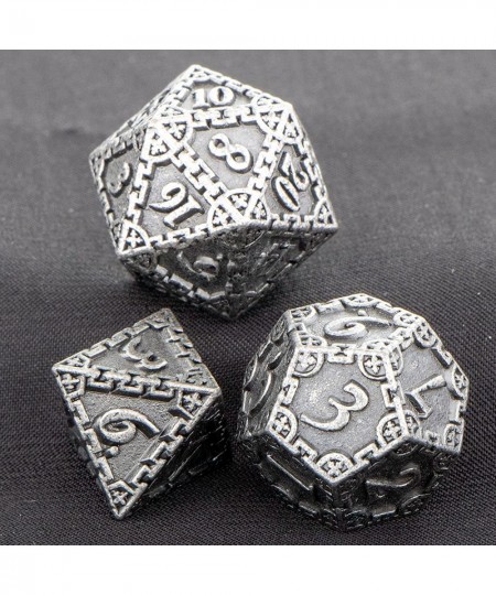 DND Metal Dice Set 6 Sided D&D Dice Set with Gift Box Custom D+D Polyhedral Dice Set Dungeons and Dragons Dice Unique RPG Rol...