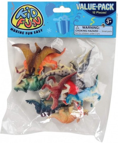 U. S. Toy Assorted Mini Dinosaur Plastic Figures (Lot of 12) Multicolor Small (UST1196) $17.07 - Kids' Play Dinosaur & Prehis...