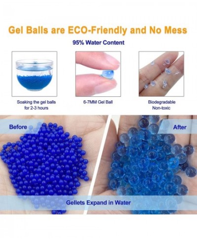 Gel Ball Blaster Electric Toy with 40 000 Water Beads for Outdoor Activities Shooting Team Game Lake Blue $49.48 - Toy Foam B...