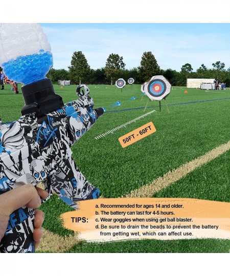 Gel Ball Blaster Electric Toy with 40 000 Water Beads for Outdoor Activities Shooting Team Game Lake Blue $49.48 - Toy Foam B...