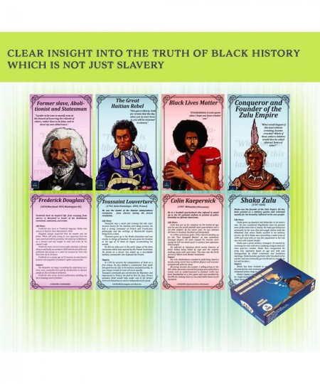 Revisa Black History Flash Card. Old Ages History Cards Story of African American. Black Culture Awareness for Kids Boys and ...