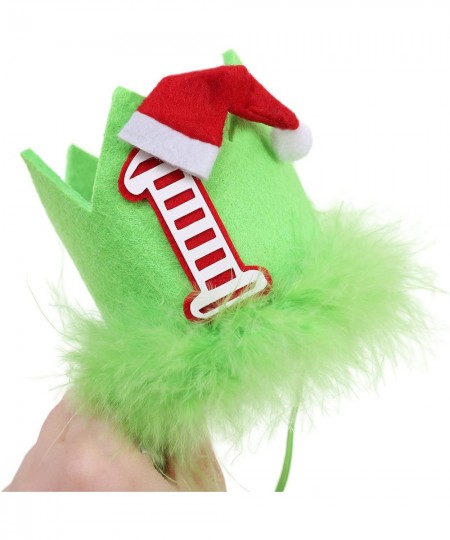 Christmas 1st Birthday Hat - Christmas Birthday Party Baby First Birthday Party Decorations Christmas Photo props $22.10 - Ki...