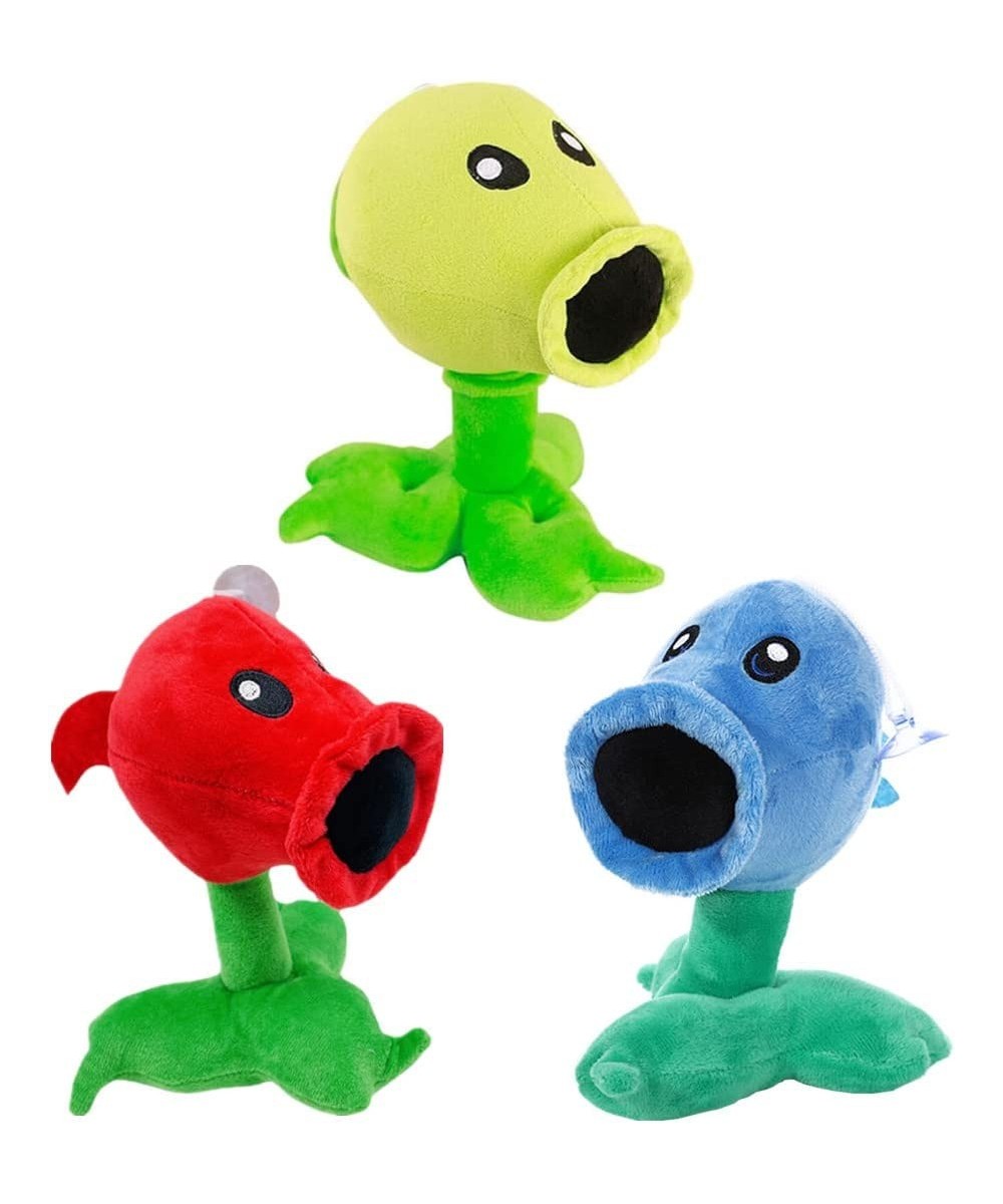 3 PCS Plants and Zombies vs Peashooter Plush Pea Sets Zombies Toys PVZ Plushies 1 2 Stuffed Soft Doll Pea 3 New $40.03 - Plus...