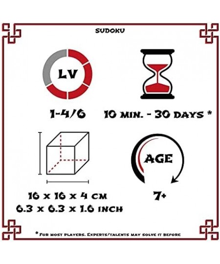 Logica Puzzles Art. Sudoku - Brain Teasers in Fine Wood - The Numbers Challenge $64.11 - Sudoku Puzzles