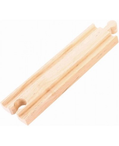 Medium Straights (Pack of 4) - Other Major Wooden Rail Brands are Compatible $17.86 - Toy Vehicle Playsets