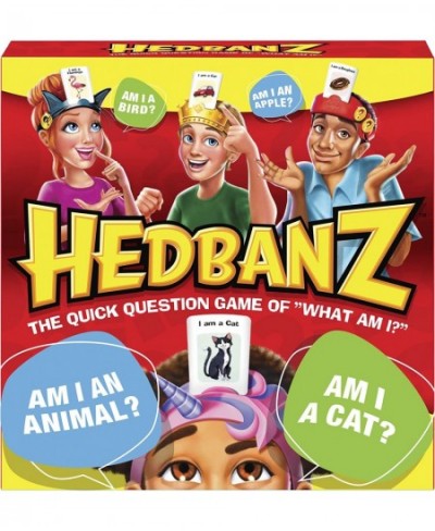 Hedbanz Picture Guessing Board Game New Edition for Families and Kids Ages 8 and up $25.85 - Board Games