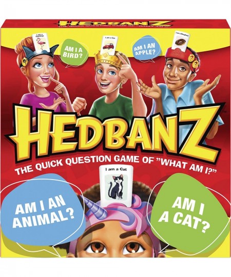 Hedbanz Picture Guessing Board Game New Edition for Families and Kids Ages 8 and up $25.85 - Board Games