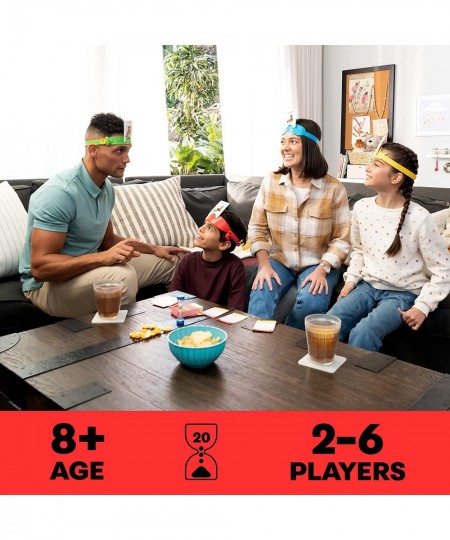 Hedbanz Picture Guessing Board Game New Edition for Families and Kids Ages 8 and up $25.85 - Board Games