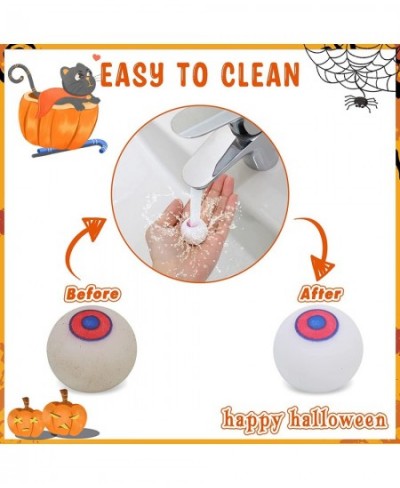 30pcs Halloween Squishy Toys with Pumpkin Bucket Kawaii Squishies Halloween Party Favors for Kids Adults Mini Squishies for B...