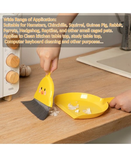 Mini Broom with Dustpan Set Boys Girls Small Cleaning Set with Rag Toddler Little Housekeeping Helper Set-Yellow Duck $16.68 ...