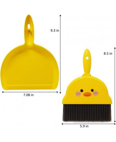 Mini Broom with Dustpan Set Boys Girls Small Cleaning Set with Rag Toddler Little Housekeeping Helper Set-Yellow Duck $16.68 ...