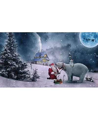 Wooden Jigsaw Puzzle 500 Pieces-Christmas Winter Santa Claus Jigsaw Puzzle for Adults Kids Puzzle Game 29.5〞x19.7〞 $44.01 - J...