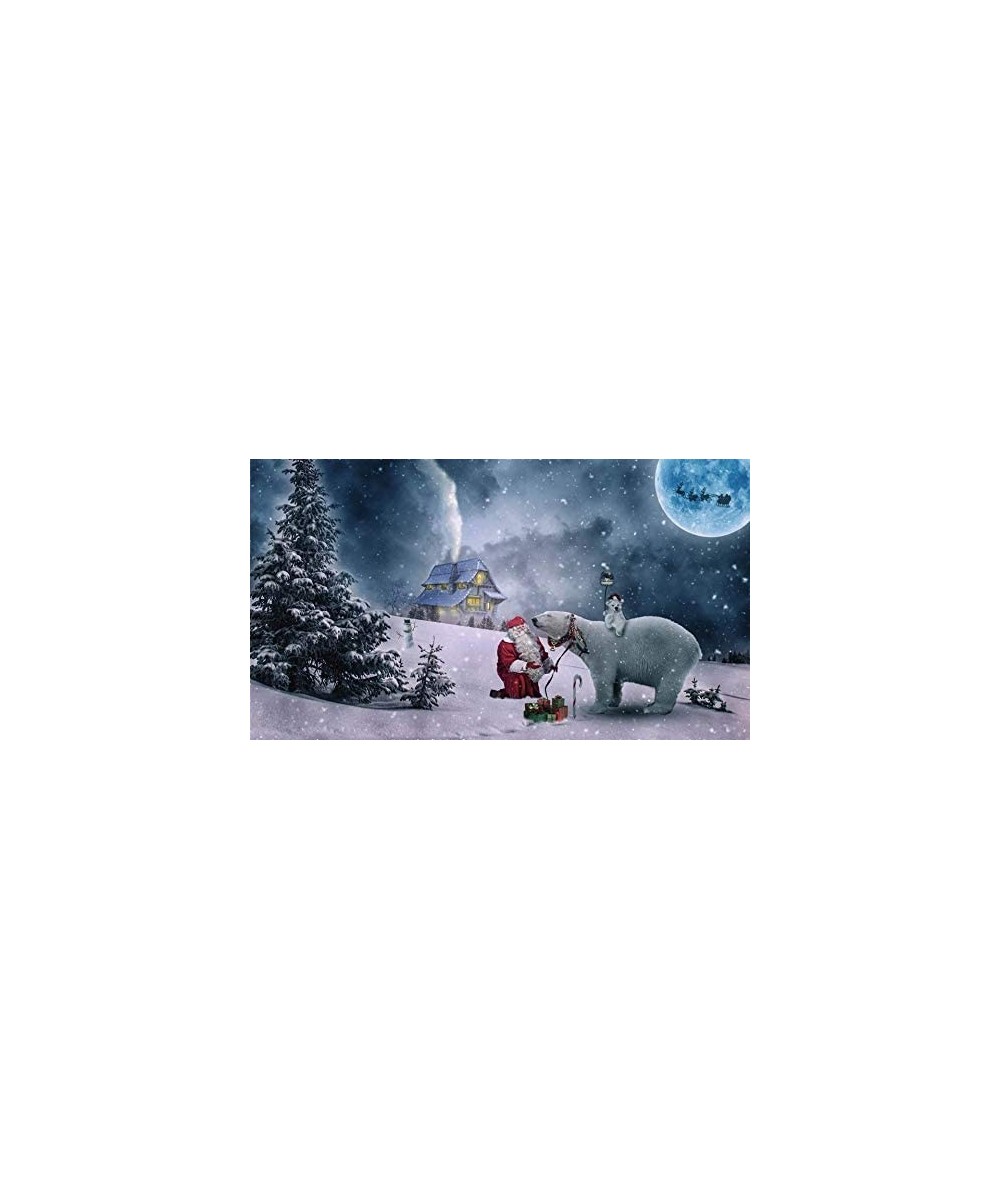 Wooden Jigsaw Puzzle 500 Pieces-Christmas Winter Santa Claus Jigsaw Puzzle for Adults Kids Puzzle Game 29.5〞x19.7〞 $44.01 - J...