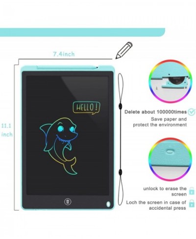 LCD Writing Tablet Kids Toys - 12 Inch Doodle Board Colorful Drawing Pad for Kids Portable Drawing Tablet for 3 4 5 6 7 8 Yea...