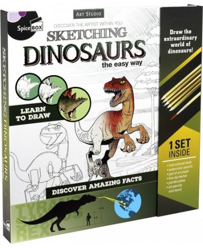 Adult Art Craft & Hobby Kits Art Studio Sketching Dinosaurs $31.55 - Kids' Drawing & Writing Boards