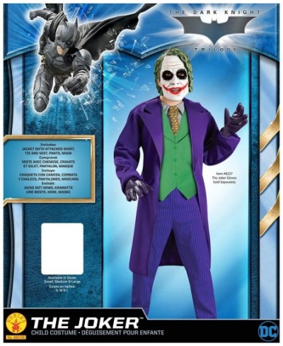 Batman The Dark Knight Deluxe The Joker Child Costume Medium $66.41 - Kids' Costumes