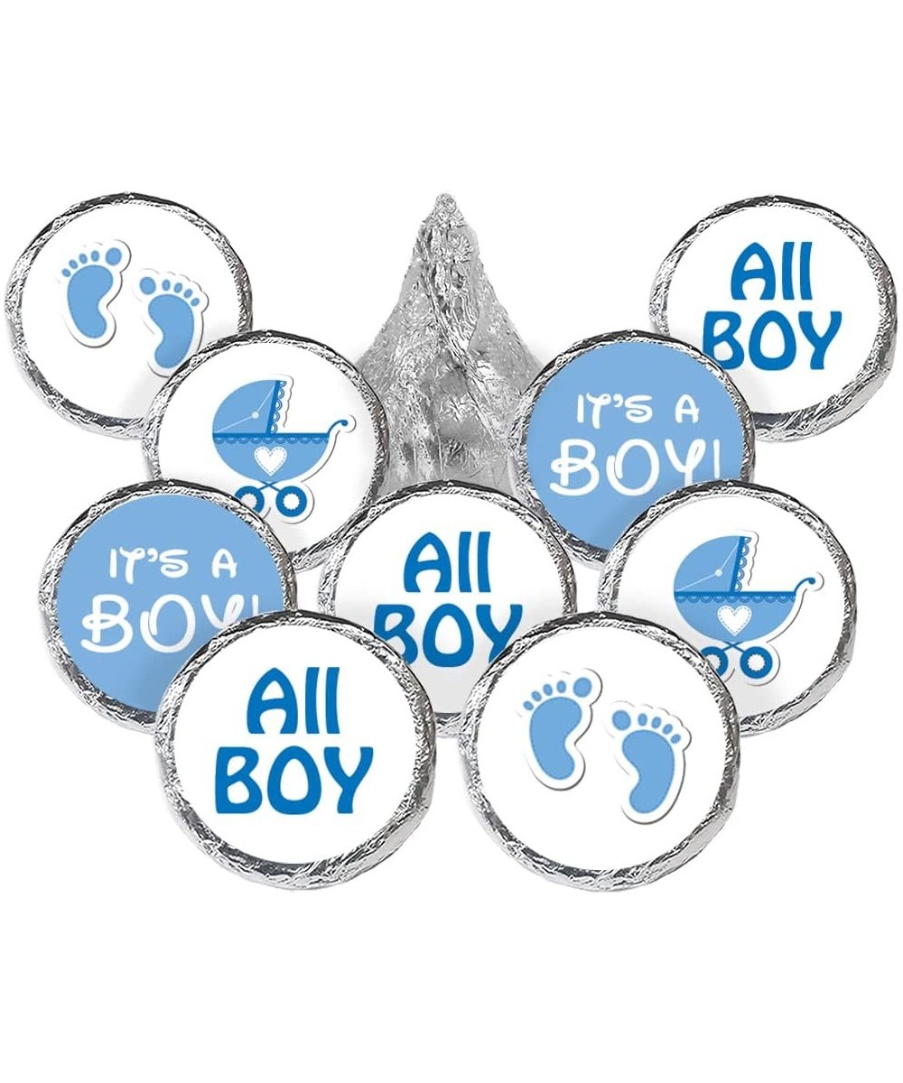 It's a Boy Baby Shower Kisses Candy Stickers Blue Chocolate Drops Labels - 180 Count $16.94 - Kids' Stickers