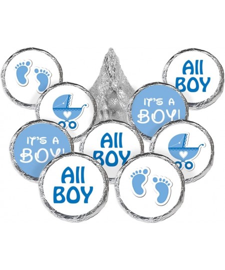 It's a Boy Baby Shower Kisses Candy Stickers Blue Chocolate Drops Labels - 180 Count $16.94 - Kids' Stickers