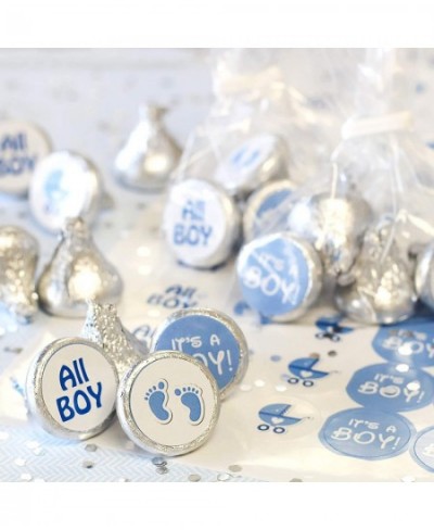 It's a Boy Baby Shower Kisses Candy Stickers Blue Chocolate Drops Labels - 180 Count $16.94 - Kids' Stickers