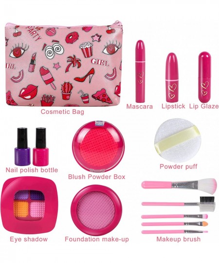 Girl Gifts Pretend Play Makeup Toys Beauty Set for Toddler Little Girls Age 3 4 5 6-8 Kids Your Princess Niece Granddaughter ...