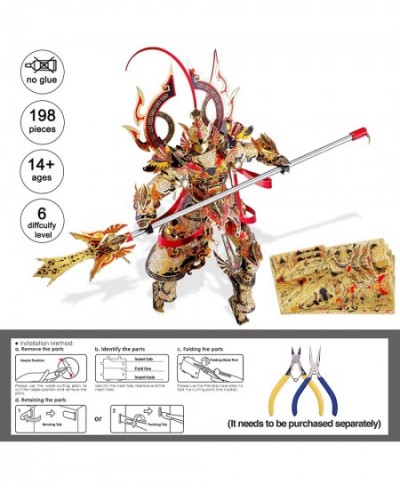 3D Metal Model Kits ER-Lang GOD Model Building Kits DIY 3D Metal Puzzle Handcraft Kit Birthday Gift 198pcs $80.31 - 3-D Puzzles