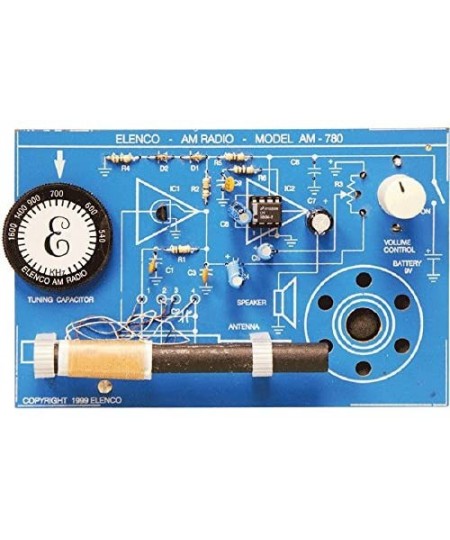 Two IC AM Radio Kit | Solder | Great STEM Project | SOLDERING REQUIRED $43.86 - Educational Science Kits