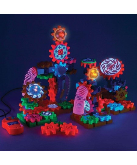 Gears! Gears! Gears! Lights & Action Building Set Gear Toy 121 Pieces $83.10 - Toy Interlocking Gear Sets