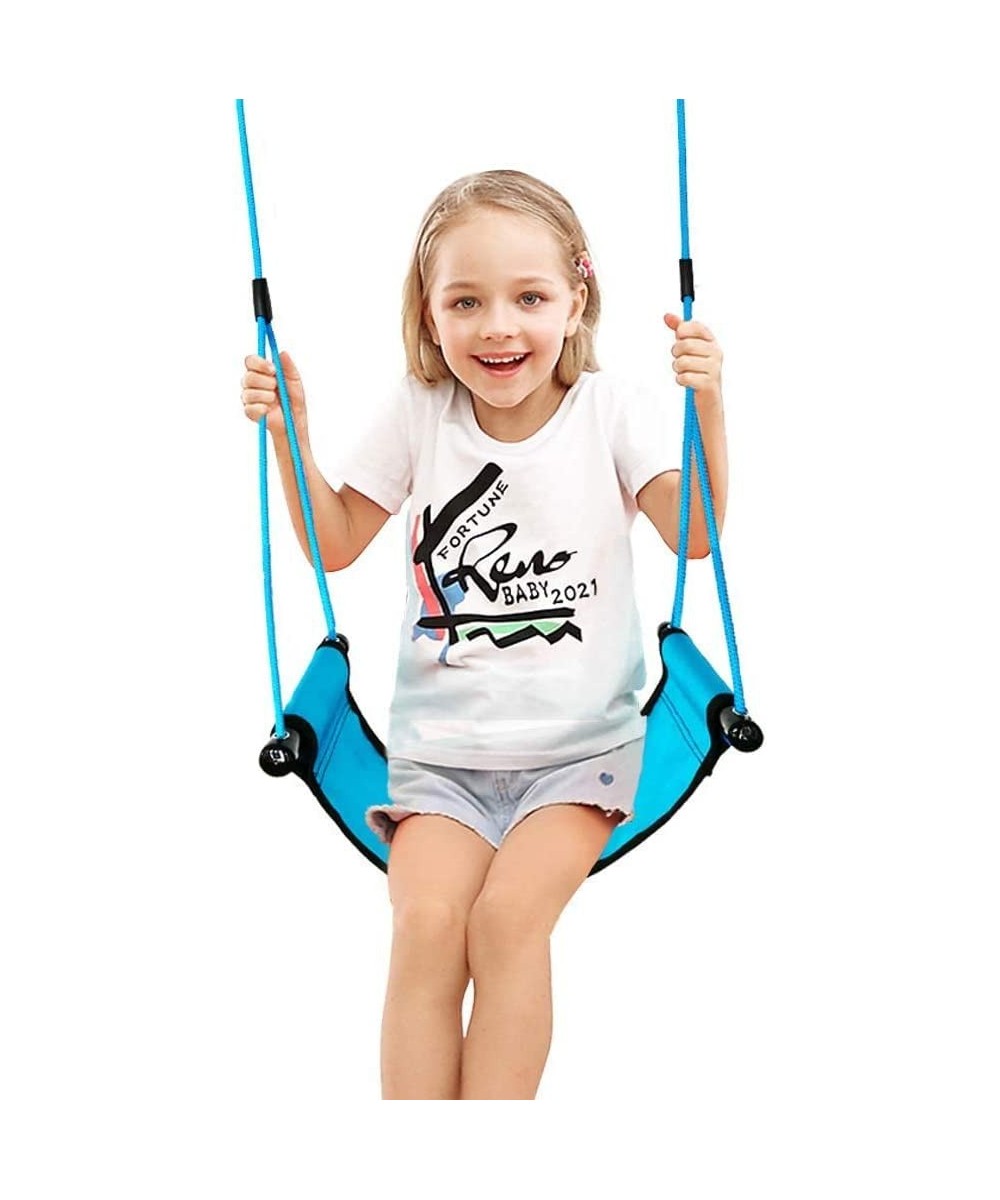 Children Outdoor Swing Seat with snap Hook Swing Set Adjustable Ropes for Kids Outdoor Play Playground Swing Indoor Outdoor B...