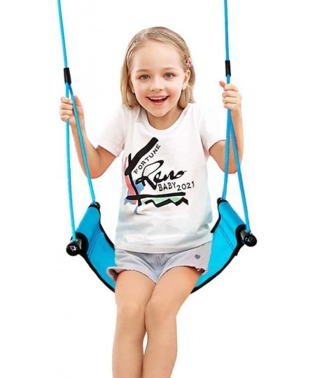 Children Outdoor Swing Seat with snap Hook Swing Set Adjustable Ropes for Kids Outdoor Play Playground Swing Indoor Outdoor B...