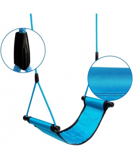 Children Outdoor Swing Seat with snap Hook Swing Set Adjustable Ropes for Kids Outdoor Play Playground Swing Indoor Outdoor B...