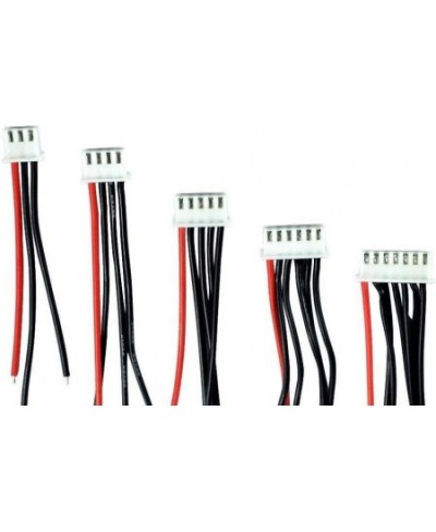 Youme 22 AWG 2S 3S 4S 5S 6S Lipo Battery Balance Charger Cable JST XH Connector Adapter Plug (10pcs 2s-6s(Each 2pcs)) $15.26 ...