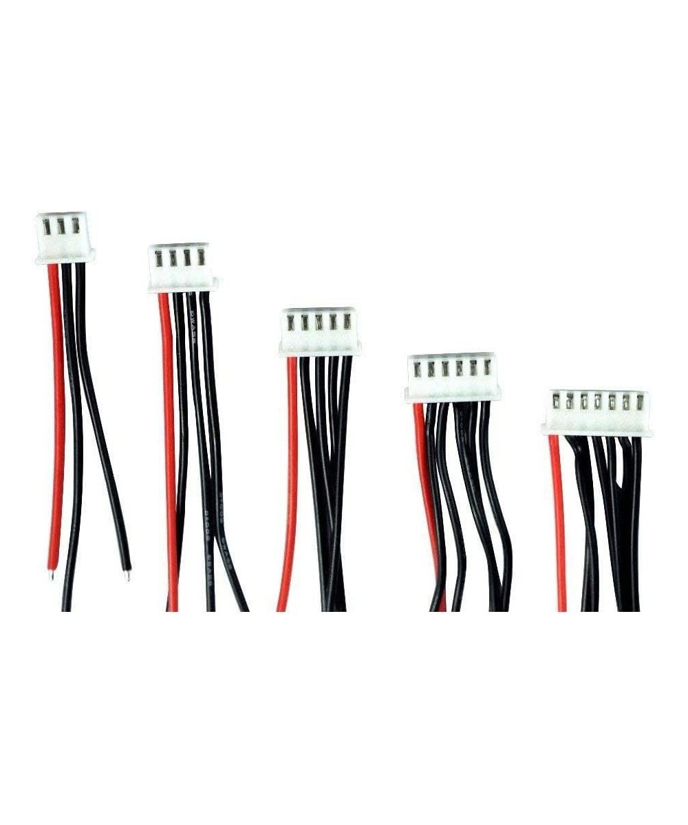 Youme 22 AWG 2S 3S 4S 5S 6S Lipo Battery Balance Charger Cable JST XH Connector Adapter Plug (10pcs 2s-6s(Each 2pcs)) $15.26 ...