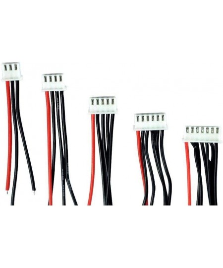 Youme 22 AWG 2S 3S 4S 5S 6S Lipo Battery Balance Charger Cable JST XH Connector Adapter Plug (10pcs 2s-6s(Each 2pcs)) $15.26 ...