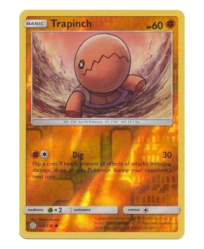 Trapinch - 108/236 - Common - Reverse Holo - Cosmic Eclipse $11.34 - Electronic Learning & Education Toys