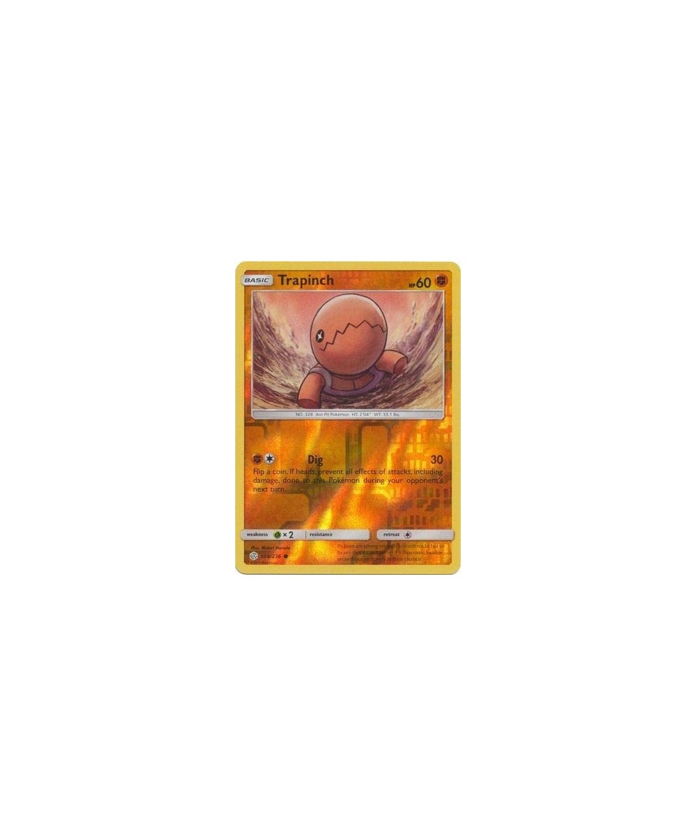 Trapinch - 108/236 - Common - Reverse Holo - Cosmic Eclipse $11.34 - Electronic Learning & Education Toys