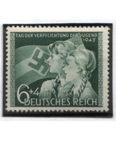 RARE ORIGINAL WW2 NAZI HITLER YOUTH STAMP (MINT NEVER HINGED/FULLY GUMMED!)) $50.86 - Collectible Postage Stamps