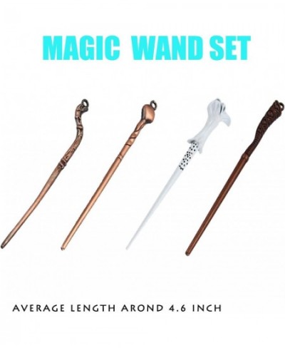 Magic Winds for Kids Creative Cosplay with Metal Core Magical Wands with Keychain Necklace for Kids (Magic Wands 13pC/Set) $5...