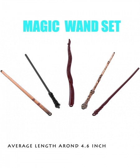 Magic Winds for Kids Creative Cosplay with Metal Core Magical Wands with Keychain Necklace for Kids (Magic Wands 13pC/Set) $5...