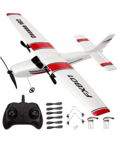 RC Plane Remote Control Airplane - 2.4Ghz 2 Channels DIY RC Airplane Radio Control Cessna Aircraft with 3-Axis Gyro for Begin...