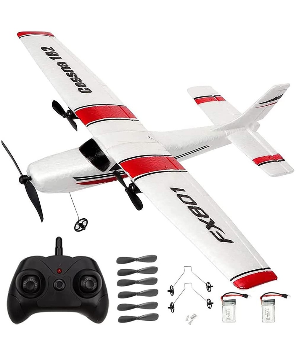 RC Plane Remote Control Airplane - 2.4Ghz 2 Channels DIY RC Airplane Radio Control Cessna Aircraft with 3-Axis Gyro for Begin...